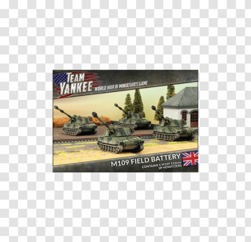 Team Yankee M109 Howitzer Artillery Battery Self-propelled - Tank Transparent PNG