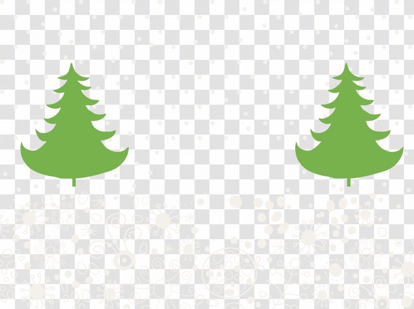 Christmas Tree Snowflake Shading Euclidean Vector - Plant Transparent PNG