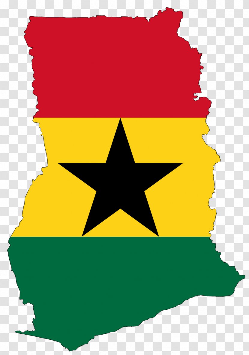 Flag Of Ghana National Map - Leaf - Country Transparent PNG