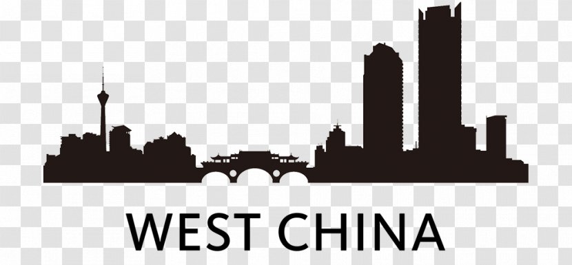 Skyline Beijing Chengdu Silhouette - Landmark Transparent PNG