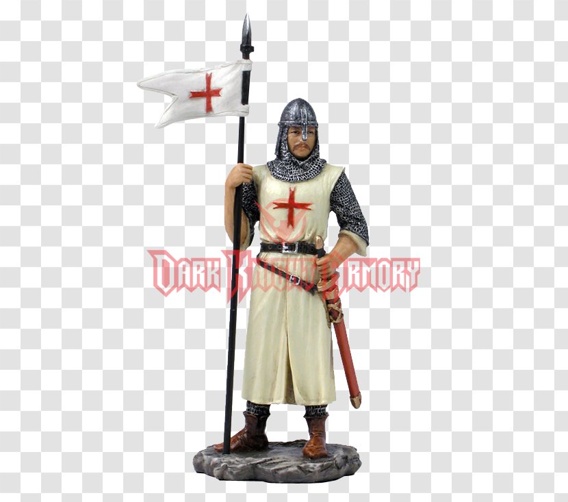 Crusades Middle Ages Crusader States Figurine First Crusade - Medieval Flag Transparent PNG