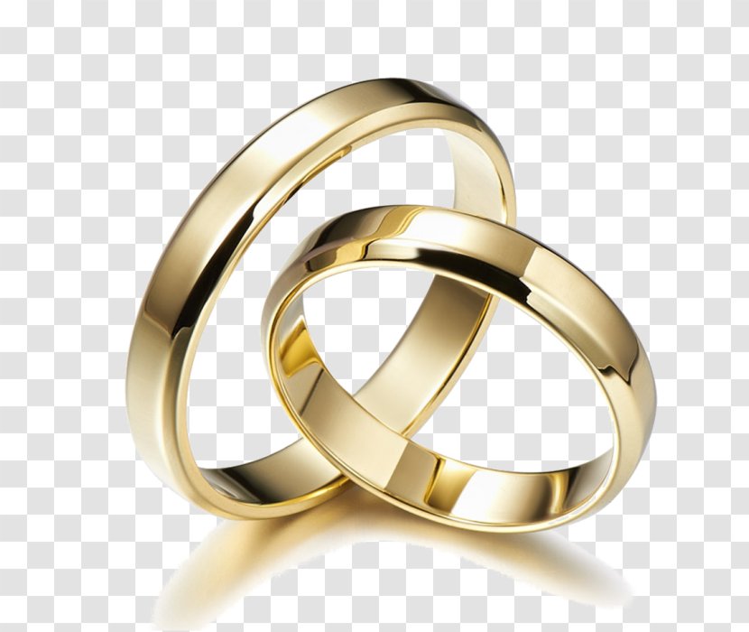 Wedding Ring Gold Białe Złoto Gift - Wife Transparent PNG