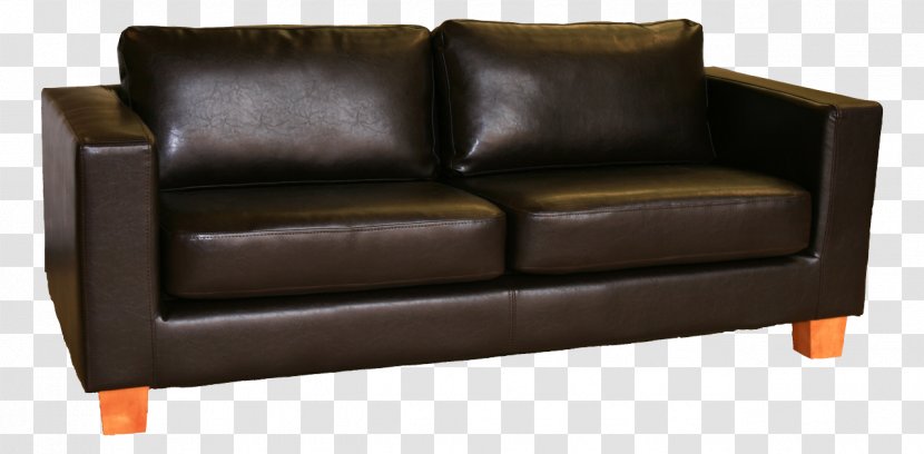 Couch Chair Sofa Bed Futon Leather - Comfort - Artificial Transparent PNG