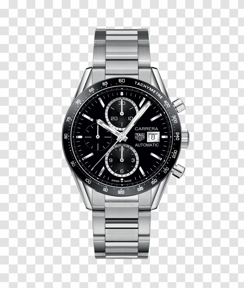 Chronograph TAG Heuer Automatic Watch Swiss Made - Brand - Clock Hands Transparent PNG