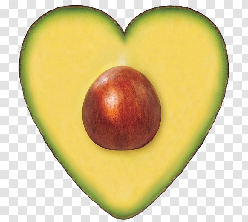 Avocado Heart Fat Eating Healthy Diet - Superfood Transparent PNG