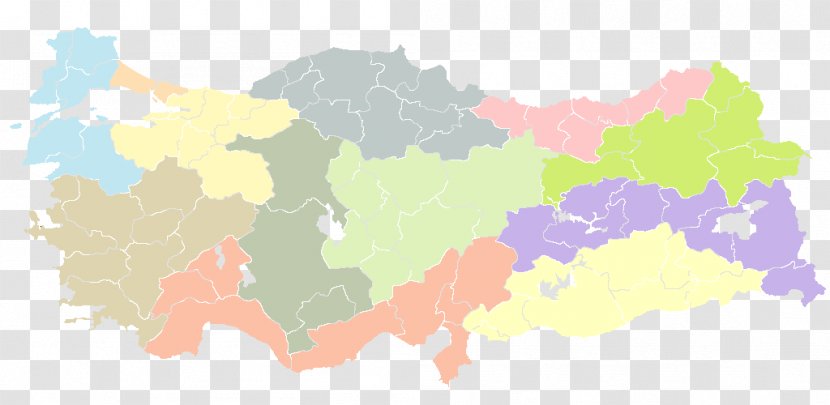 Ankara Erzurum Trabzon Bursa Province Istanbul - Map - Color Transparent PNG
