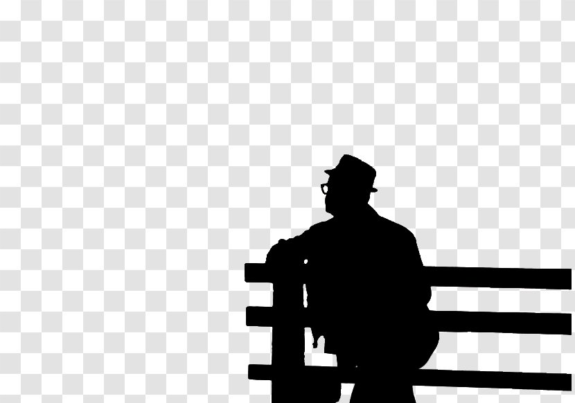 One Sentence Is Ten Thousand Sentences Fushu Silhouette Person Sitting - Recreation - Of Man Transparent PNG