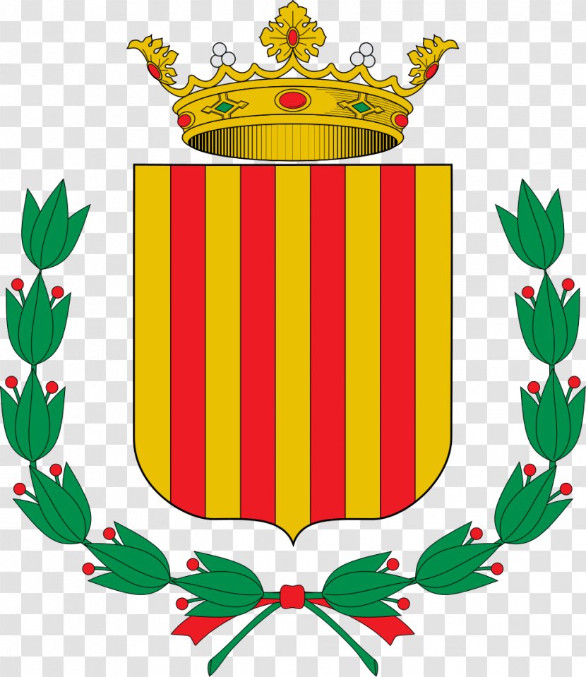 Vallada Los Montesinos Escutcheon Coat Of Arms Municipality - Floral Design Transparent PNG