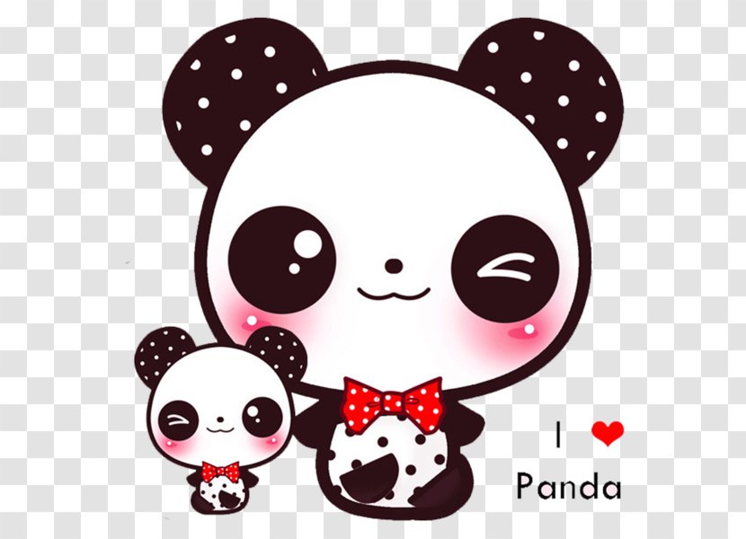 Giant Panda Cute Kavaii Cuteness Android Application Package - Cartoon Transparent PNG