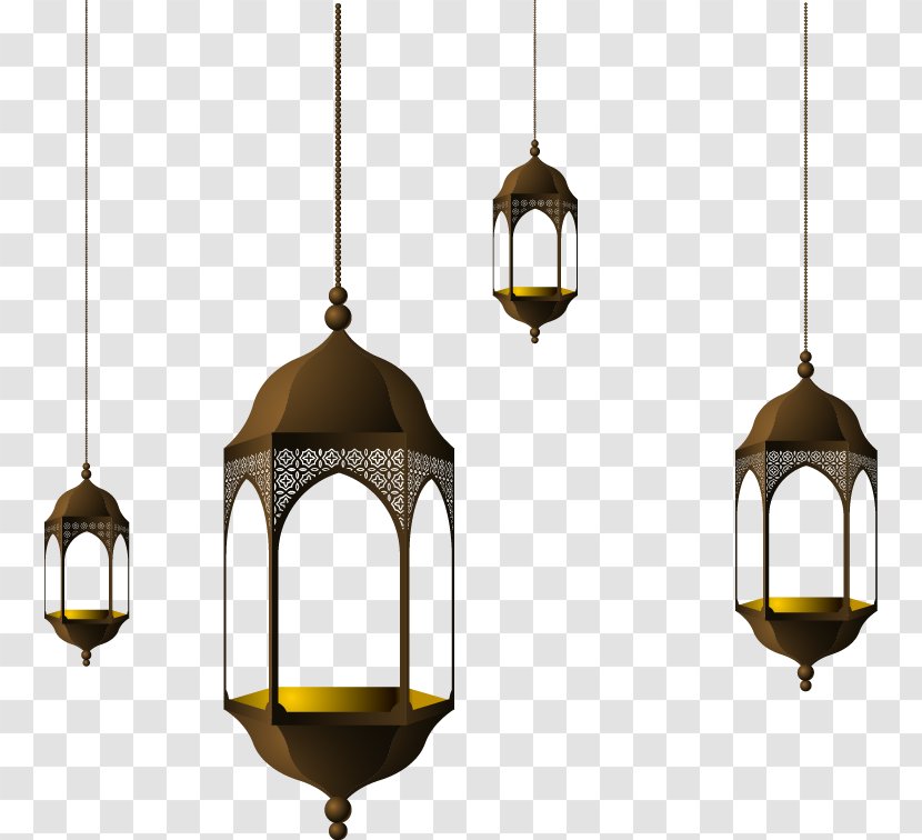 Lighting Euclidean Vector - Brass - Painted Transparent PNG