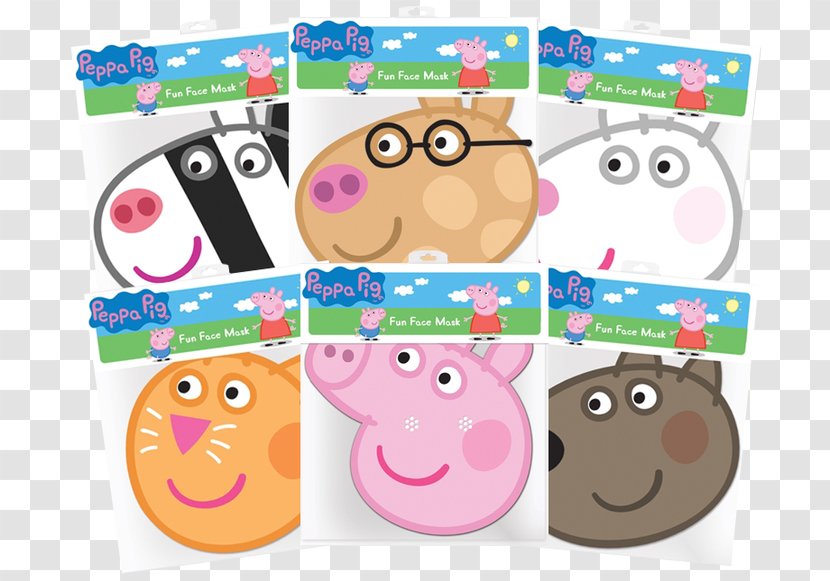 Mask George's Friend; Granddad Dog's Garage; Painting; Rebecca Rabbit; Daddy Pig's Birthday Part 2 Party Character Standee - Animated Cartoon - Peppa Transparent PNG