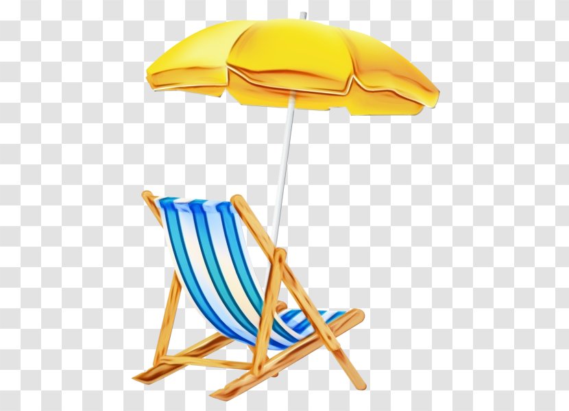 Chair Umbrella Clip Art Beach - Garden Furniture - Folding Transparent PNG