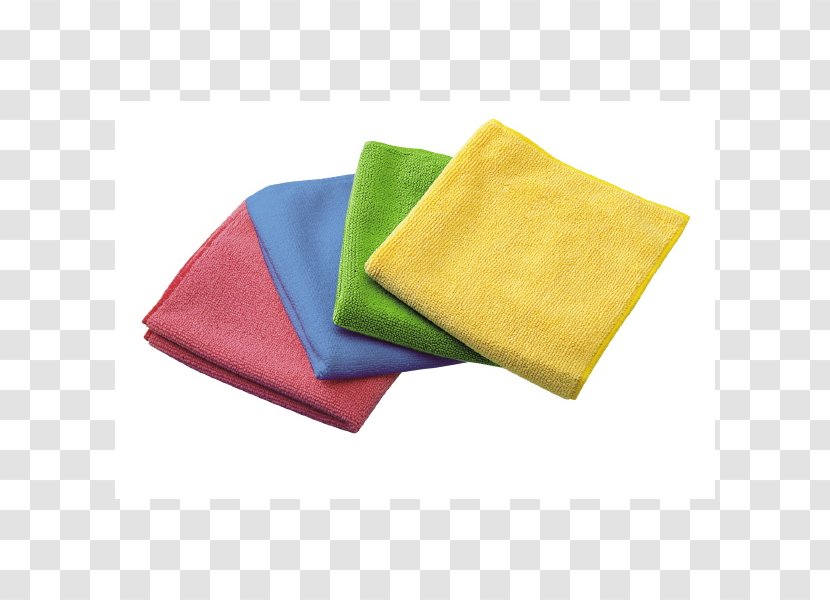 Cloth Napkins Microfiber Towel Cleaning Textile - Yellow Transparent PNG