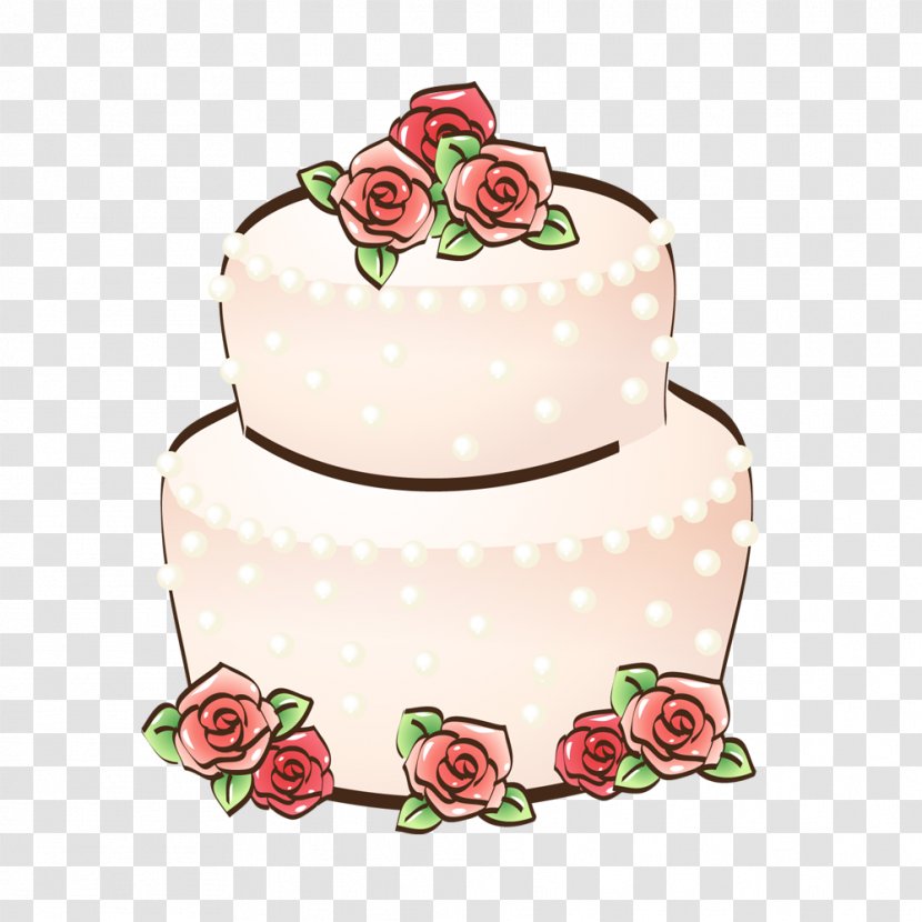 Birthday Cake Torte Clip Art - Rose Order - Cartoon Transparent PNG