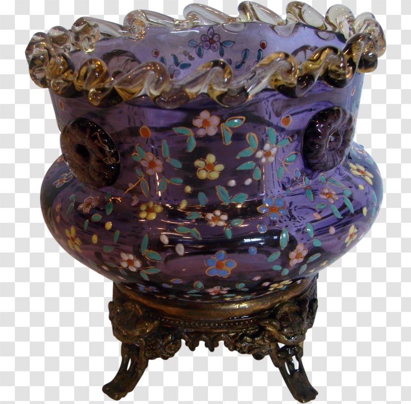 Vase Glass Art Bohemian - Bohemia F;ower Transparent PNG