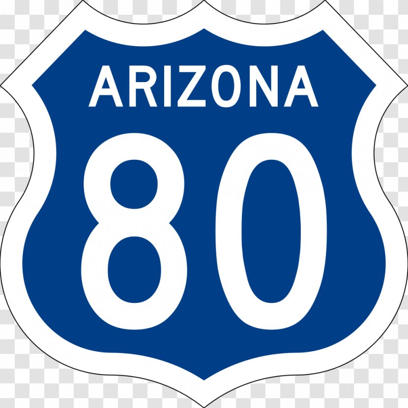 Wickenburg Interstate 40 U.S. Route 80 66 10 - Number - Road Transparent PNG