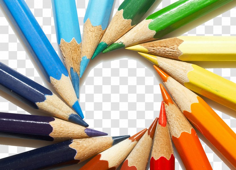 Colored Pencil High-definition Television Video Wallpaper - Ultrahighdefinition - Color Picture Material Transparent PNG