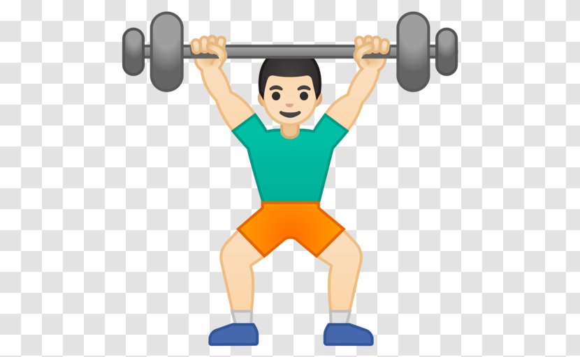 Exercise Emoji Physical Fitness Weight Training Olympic Weightlifting - Sport Transparent PNG