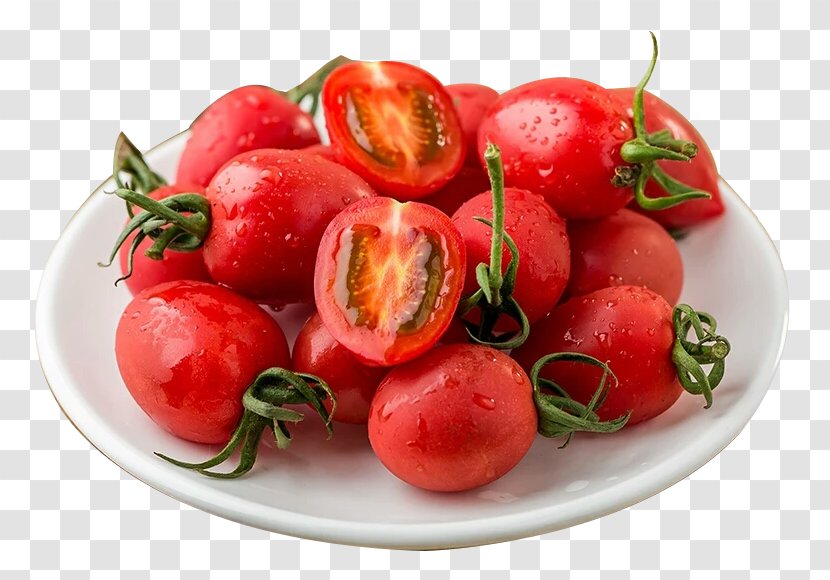 Plum Tomato Cherry Food Bush - Vegetable Transparent PNG