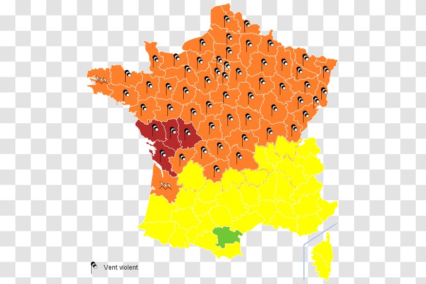 France Map - Leaf Transparent PNG