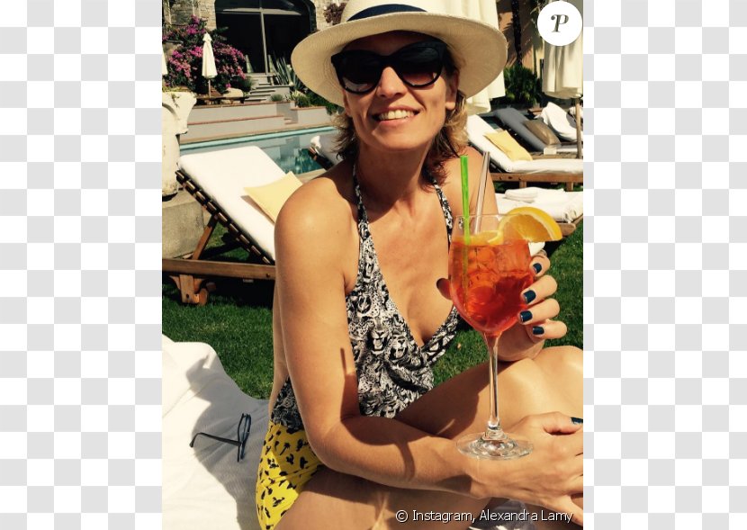 Alexandra Lamy Actor Swimsuit French Vacation - Television - Movie Festival Oscars Transparent PNG