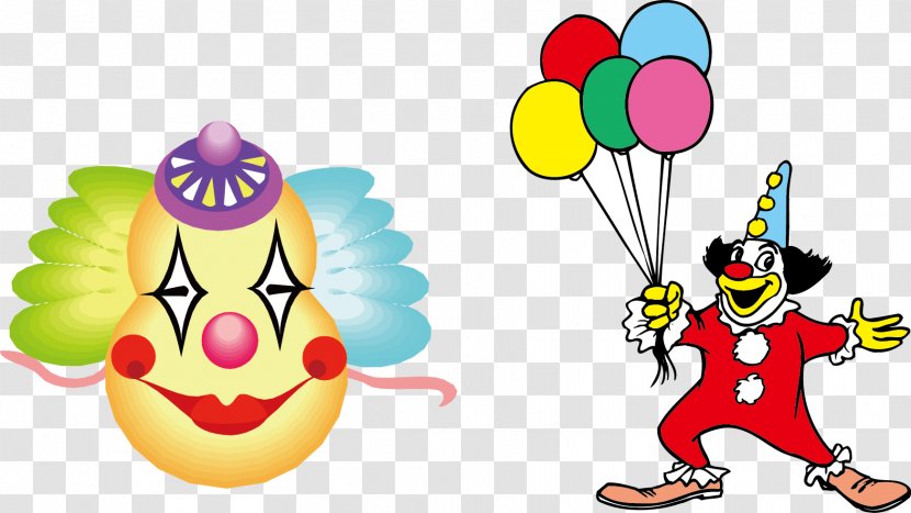 Clown Balloon Circus - Carnival - Cartoon Transparent PNG