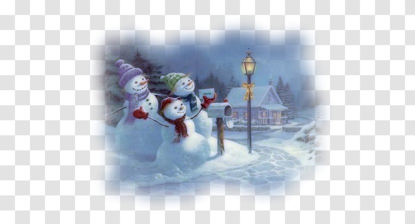 Snowman Christmas Decoration Card Tree - Animation Transparent PNG