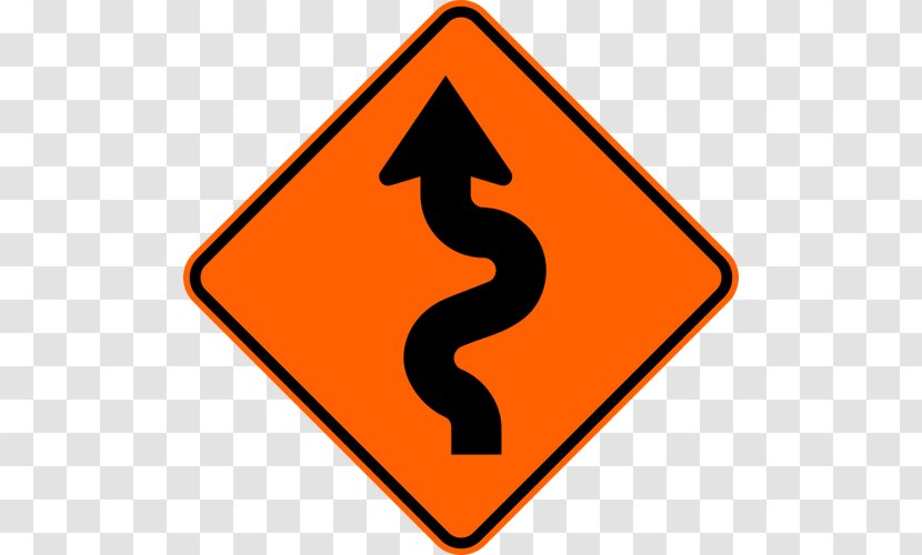 Traffic Sign Stock Photography - Area - Winding Road Transparent PNG