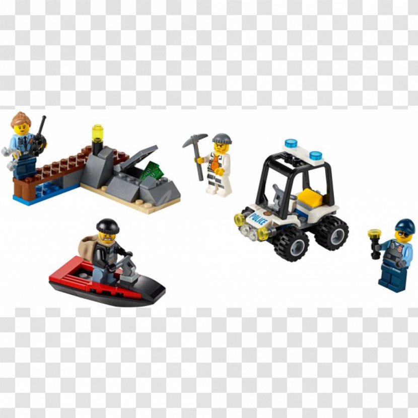 LEGO 60127 City Prison Island Starter Set Lego Toy Legoland Malaysia Resort Transparent PNG
