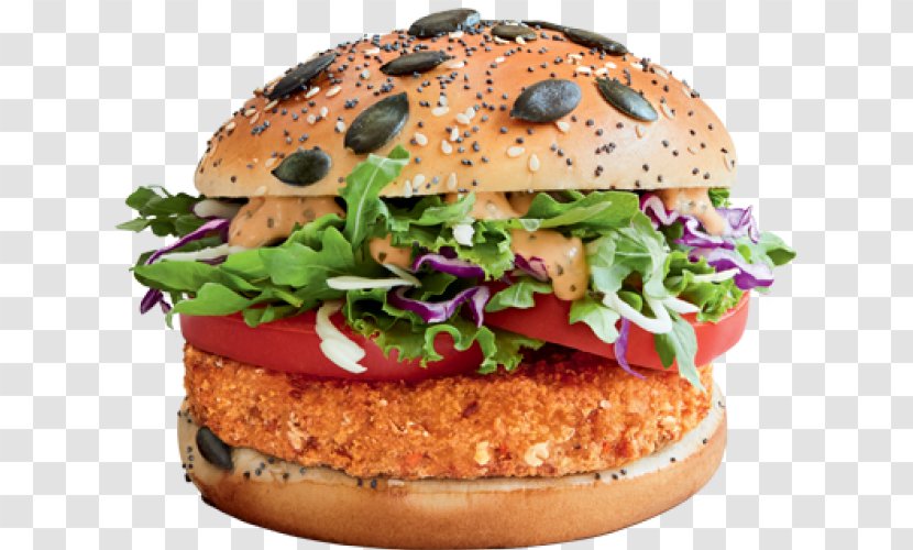 Veggie Burger Hamburger Fast Food McDonald's Big Mac - Fried - Junk Transparent PNG