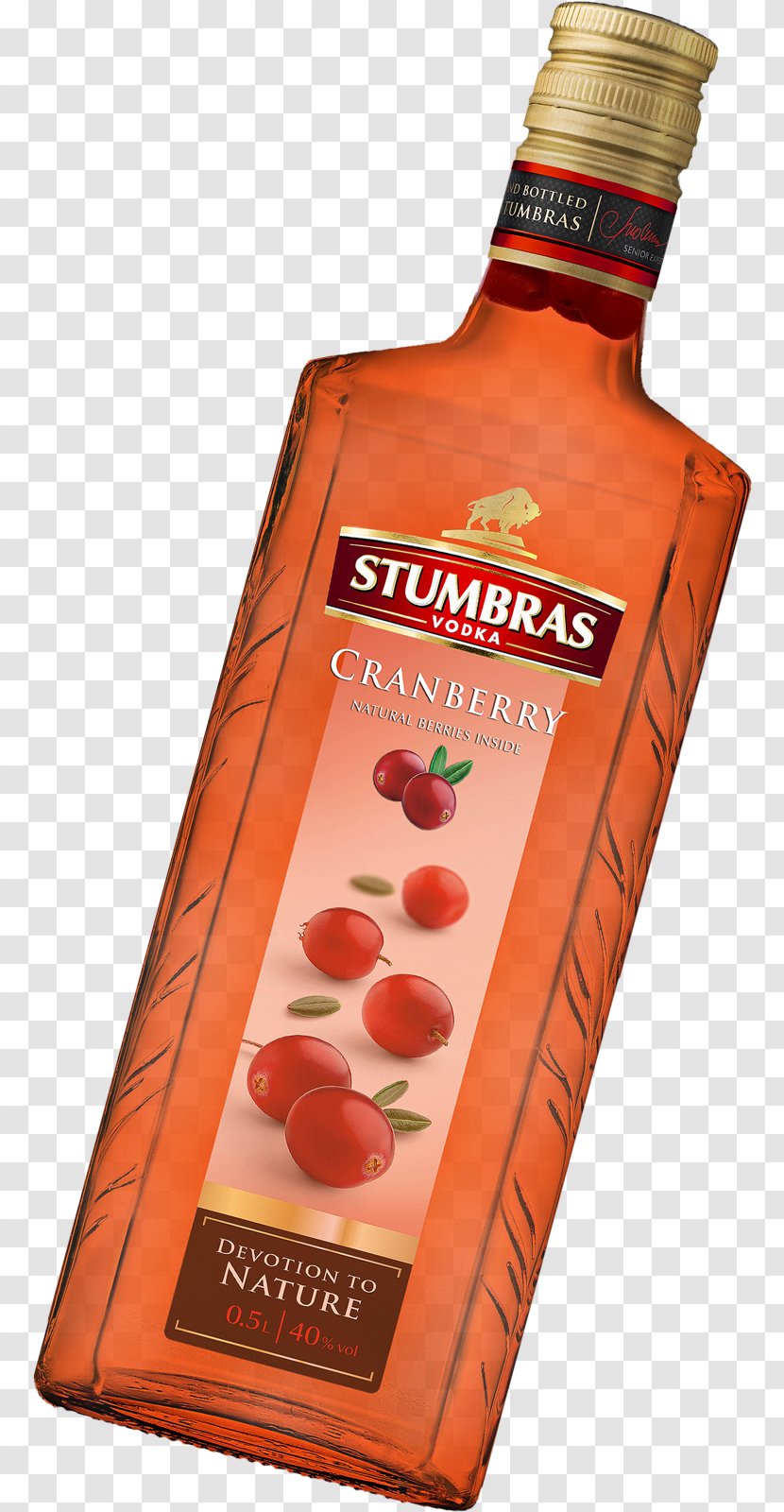 Liqueur Vodka Stumbras Cranberry Juice Cocktail - Smirnoff Transparent PNG