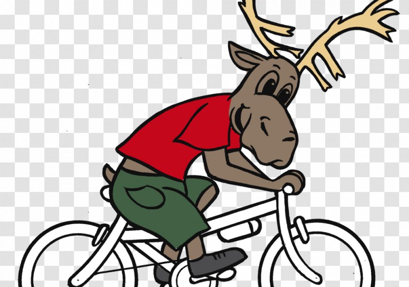 Reindeer Character Cartoon Clip Art - Deer Transparent PNG
