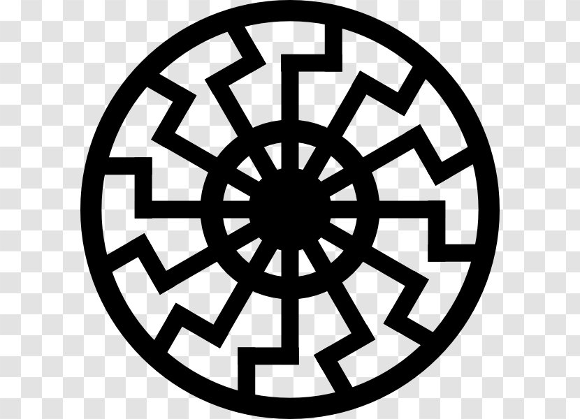 Wewelsburg Black Sun Solar Symbol Cross Nazism - Fascist Symbolism Transparent PNG