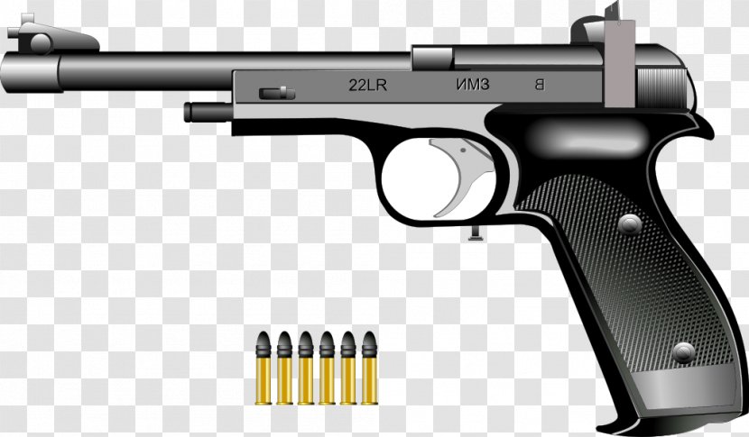 Trigger MCM Pistol 5.45×18mm Shooting Sport - Silhouette - Weapon Transparent PNG