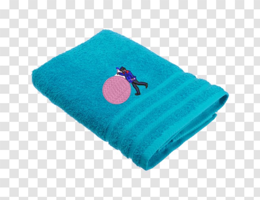 Blue Towel Vloerkleed Carpet Textile - Material Transparent PNG