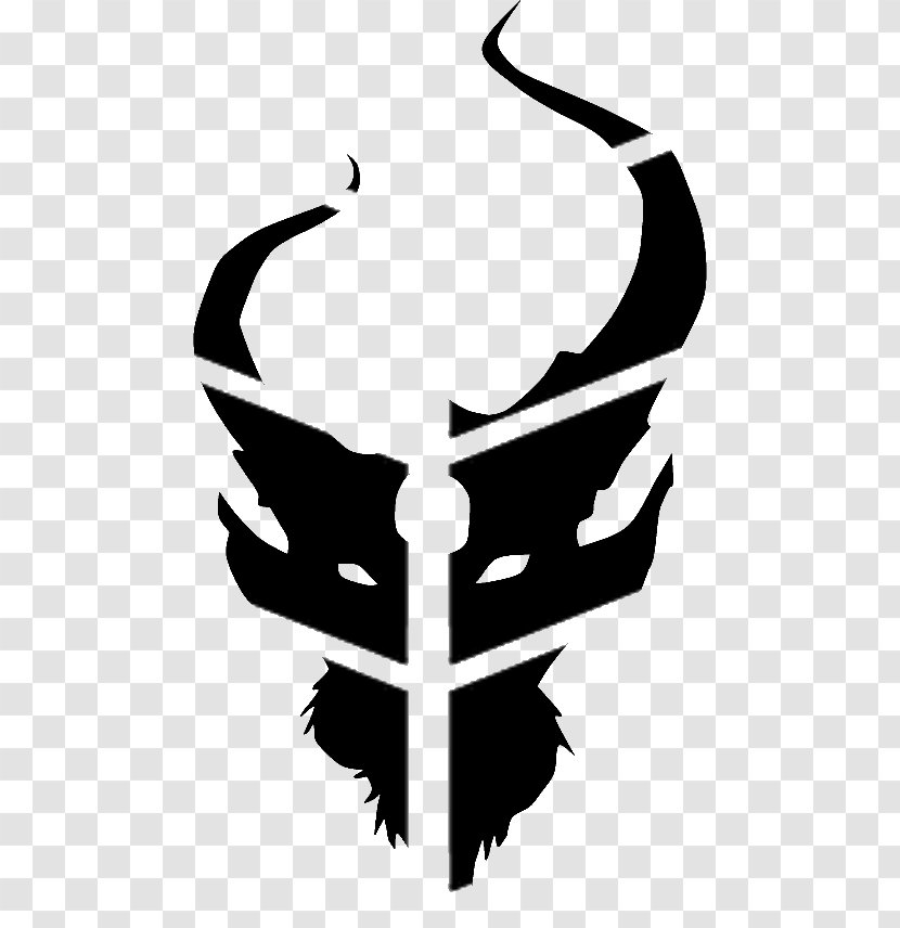 Demon Hunter Black And White Nine Lashes Logo - Silhouette Transparent PNG