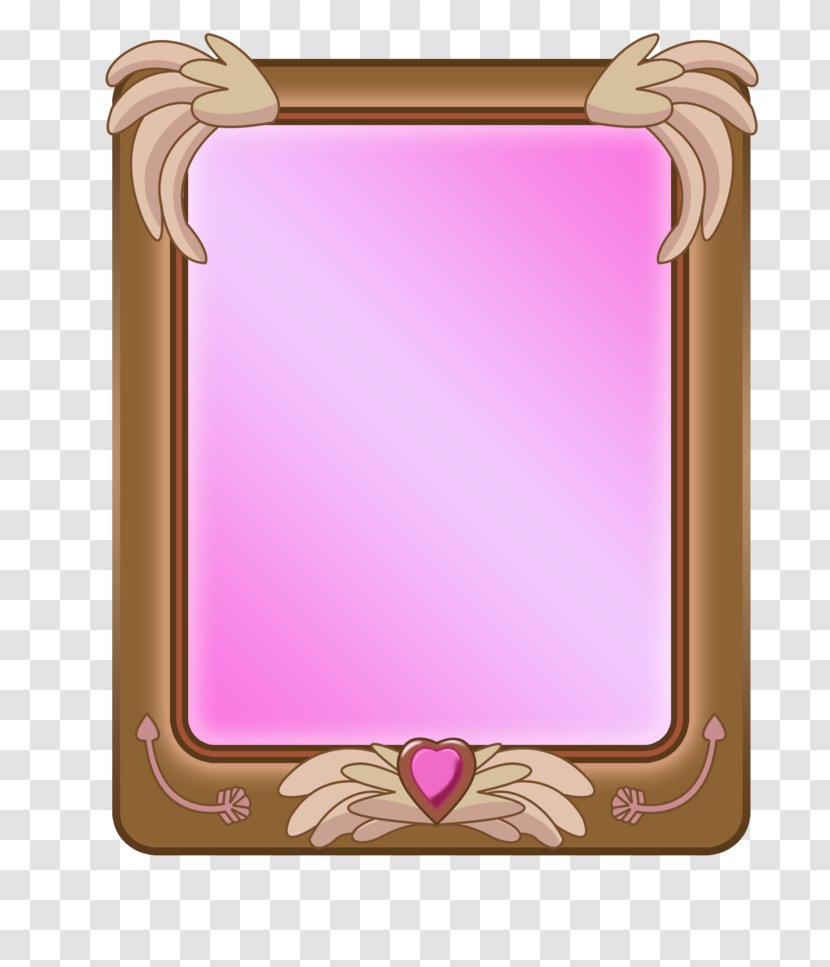 Ever After High Mirror Art Picture Frames - Pink Transparent PNG