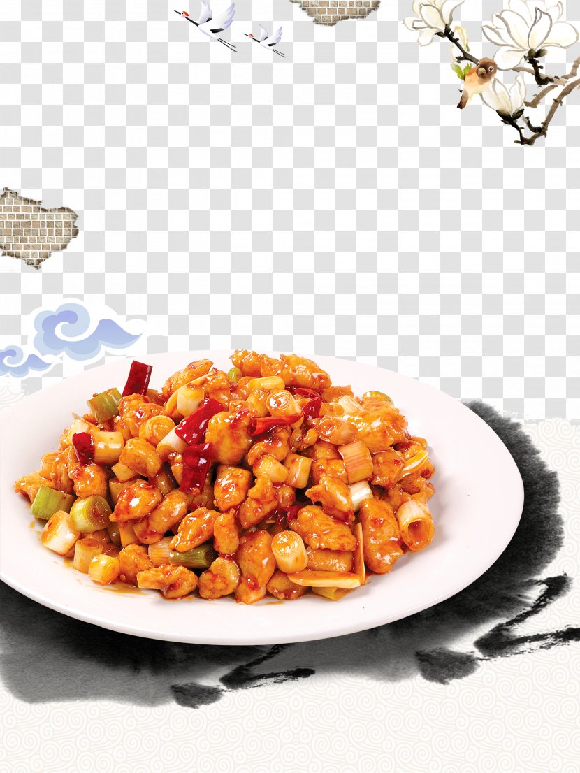 Kung Pao Chicken Sichuan Cuisine Hot Pot Chinese Breakfast - Style Food Transparent PNG