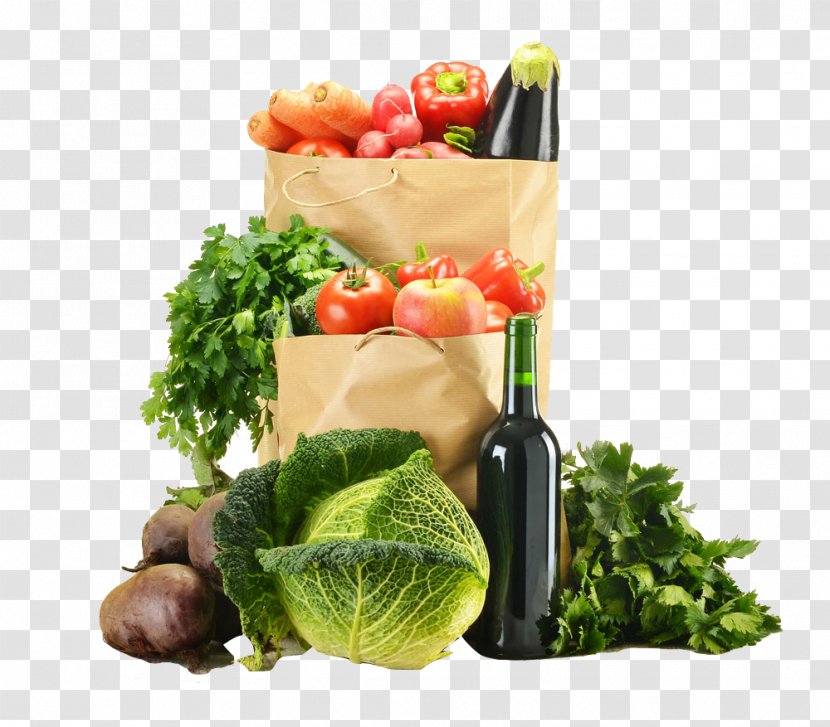 Food Vegetable Auglis Herb - Spinach - A Variety Of Fruits And Vegetables Transparent PNG