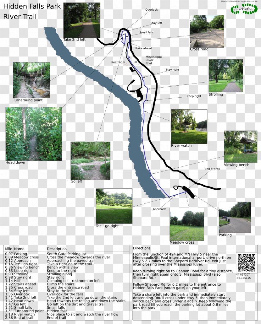Hidden Falls Regional Park Temperance River State Drive Trail Map Transparent PNG