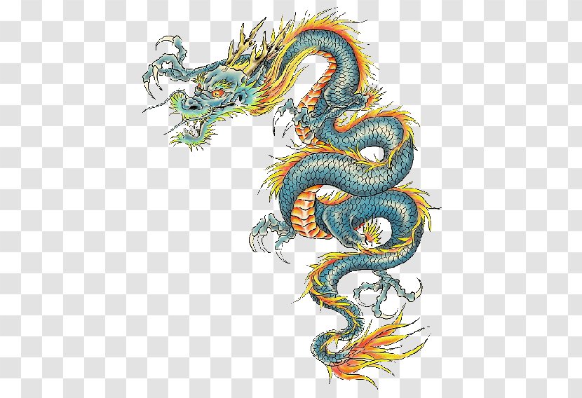China Chinese Dragon Japanese Tattoo - 素材中国 Sccnn.com 7 Transparent PNG