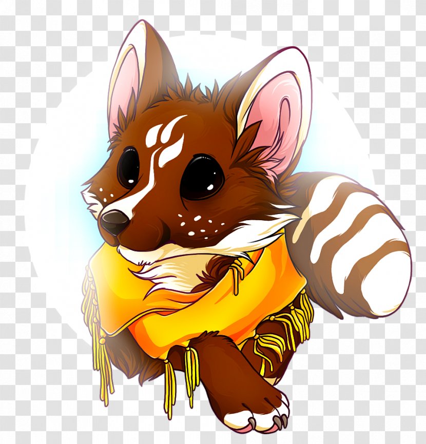 Red Fox Dog Whiskers Illustration Clip Art - Cartoon Transparent PNG