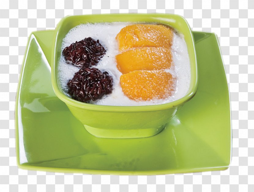 Xxf4i Mango Sticky Rice Glutinous Dessert - Flavor - Snow Black Transparent PNG