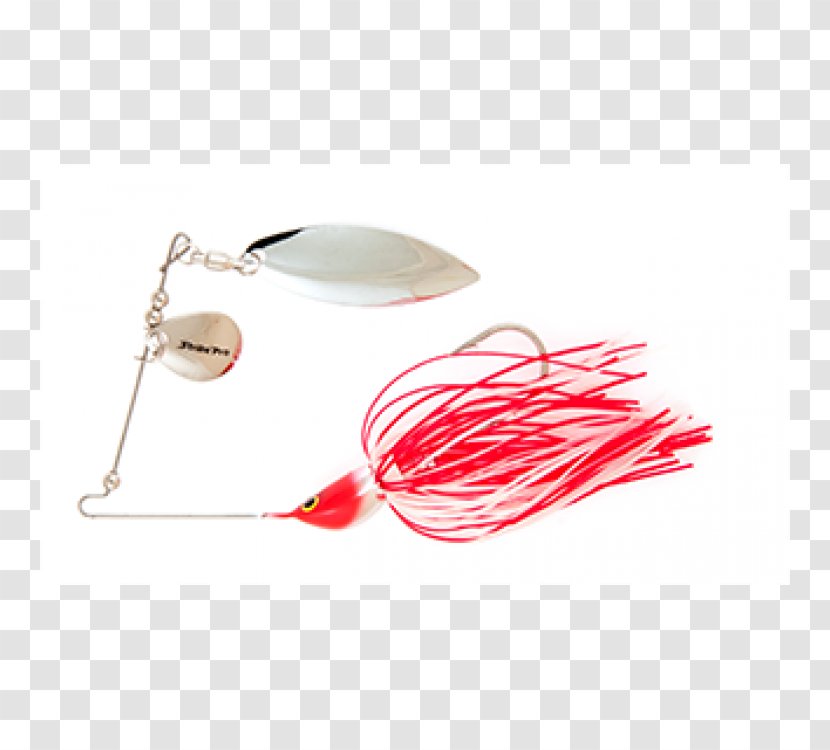Spoon Lure Spinnerbait - Red - Design Transparent PNG