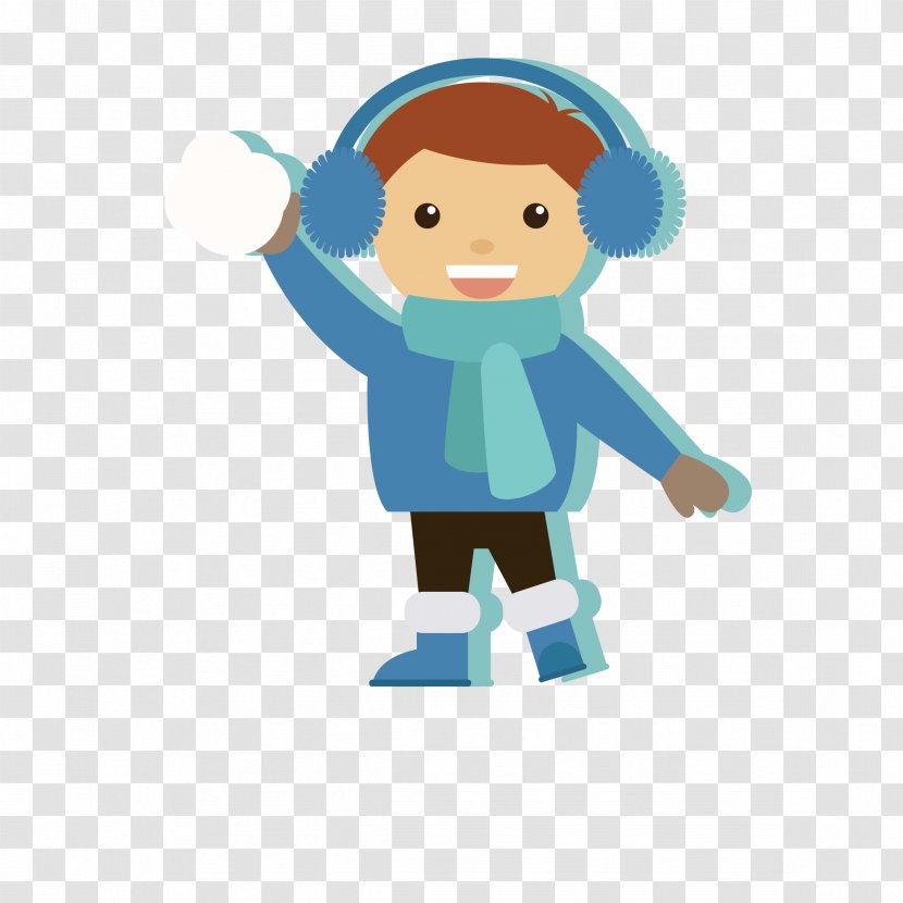Child Winter - Tree - Boy Vector Transparent PNG