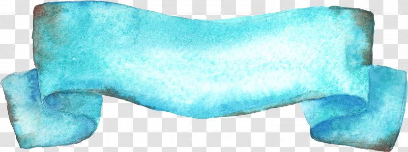 Turquoise Textile Animal Angle - Blue Ribbon Transparent PNG