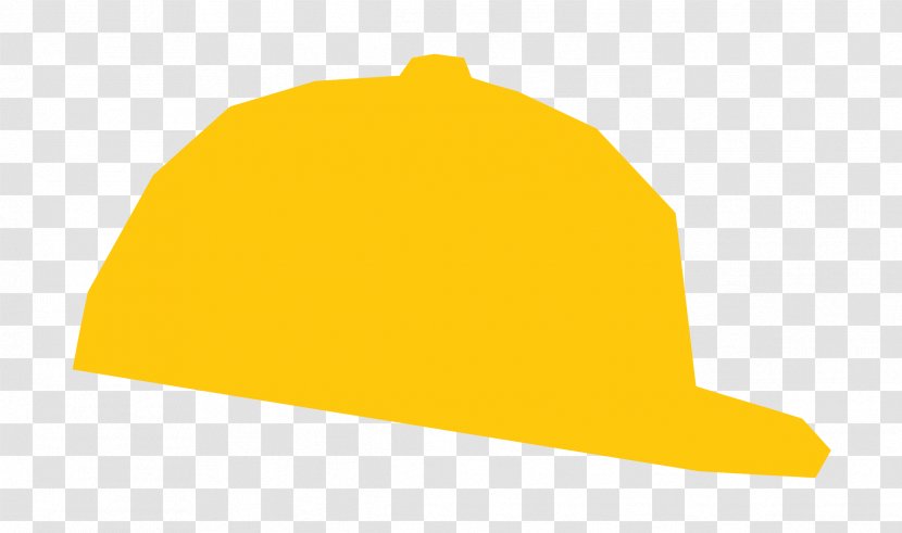 Baseball Cap Hat Headgear Clip Art - Yellow Transparent PNG