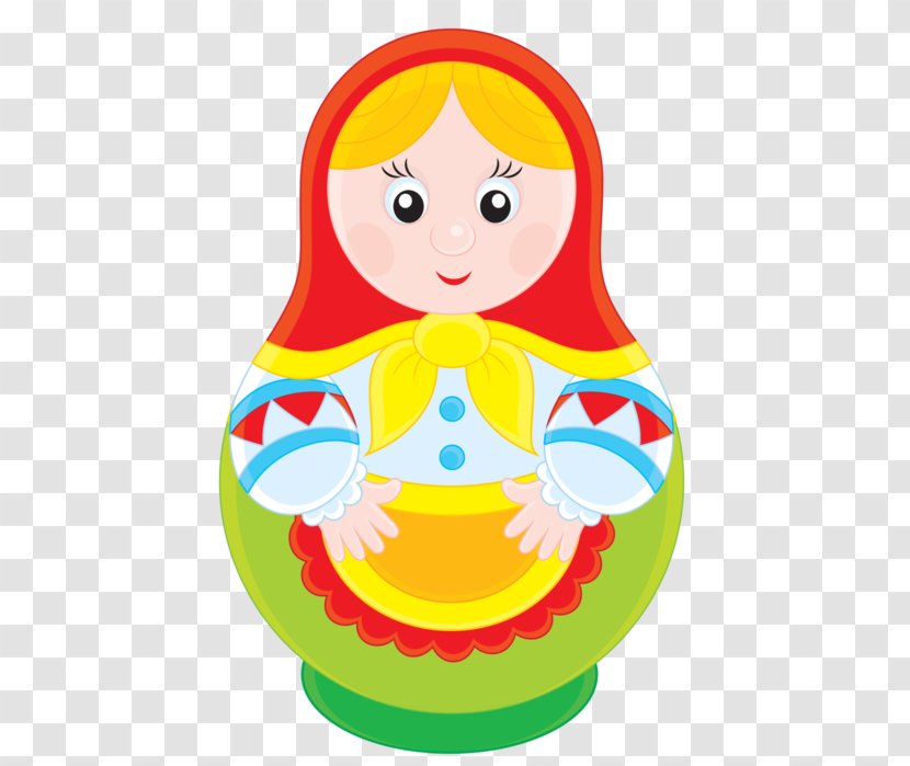 Matryoshka Doll Toy Children's Clothing Drawing - Yellow Transparent PNG