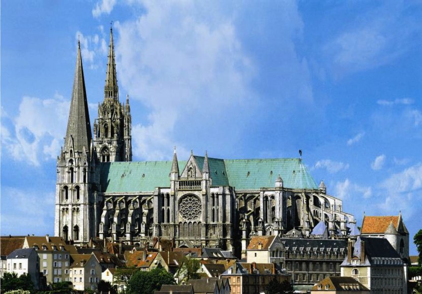 Chartres Cathedral Notre-Dame De Paris Gothic Architecture - France Transparent PNG