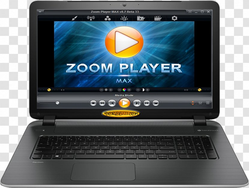 Netbook Laptop Hewlett-Packard Zoom Player Personal Computer - Display Device Transparent PNG